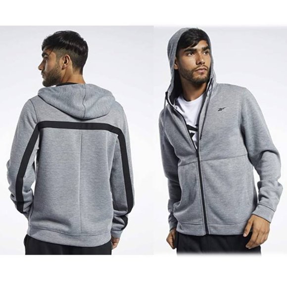 NEW Reebok Workout Ready Full Zip Hoodie - Picture 8 of 8